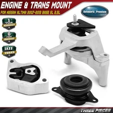 3x Engine Motor & Transmission Mount for Nissan Altima 2007-2013 Base SL L4 2.5L