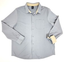 REI Shirt Adult Large Gray Button Up Outdoors Hiking Hiker Camp Mens