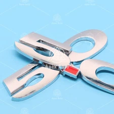 2pc 5.0 Chrome Emblem Side Badge Direct Replacement Fender For 11-14 Mustang GT