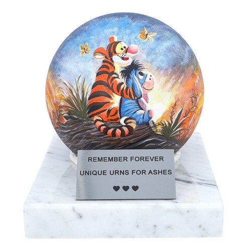 Child cremation urn for ashes Winnie the Pooh Theme funeral urn for baby - Picture 2 of 5