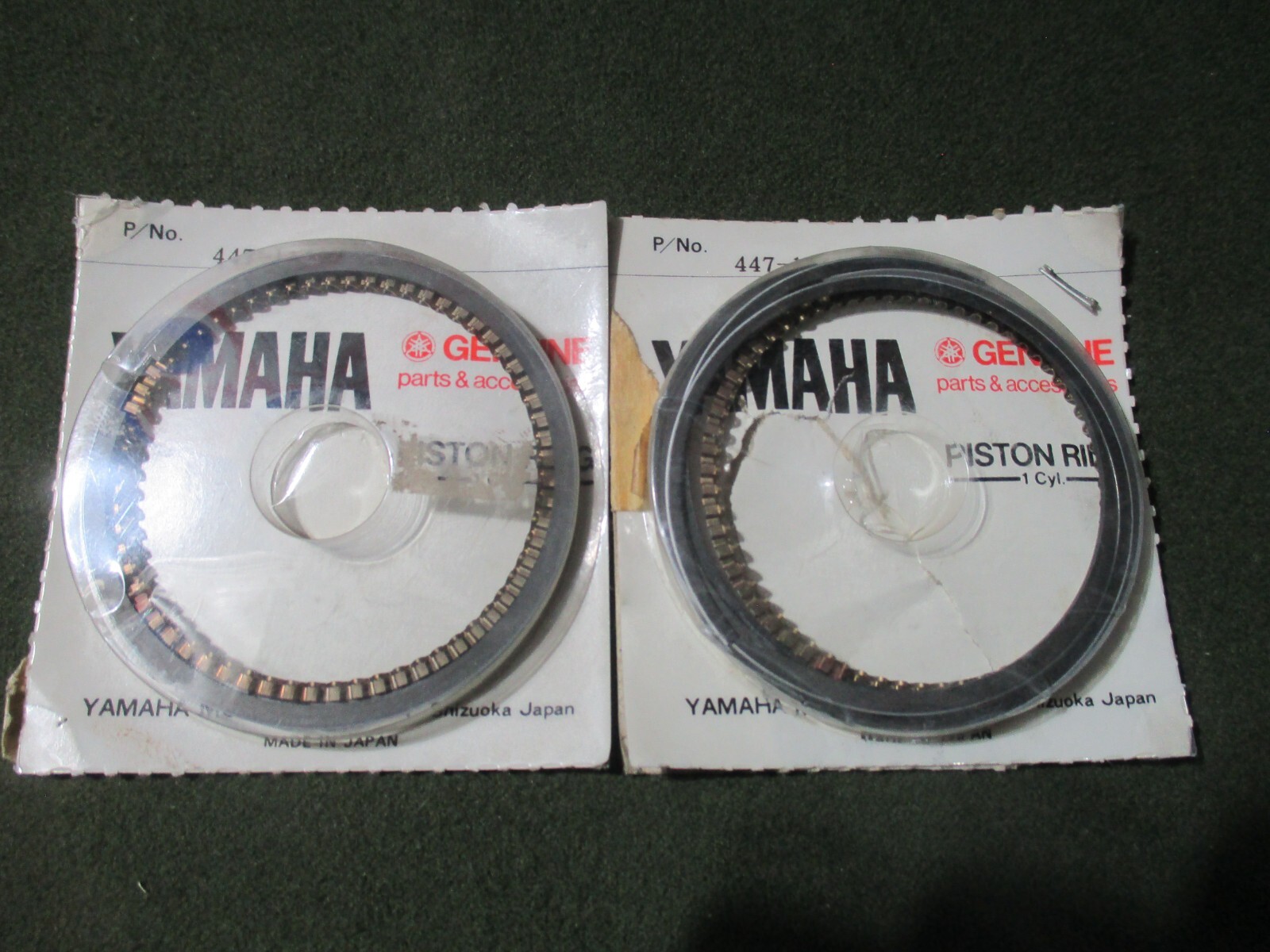YAMAHA TX650 XS650 PISTON RINGS SET OF 2 NOS OEM 4471161020 eBay