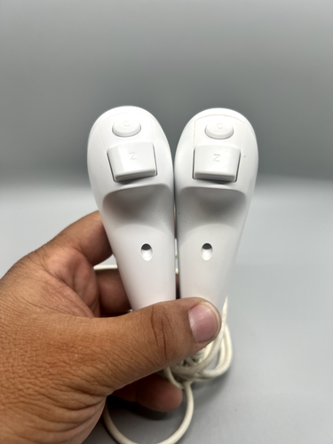 Nintendo Wii Nunchuck Joystick For Wii /Wii U - Joy stick only (WHITE) Pair - Picture 2 of 4