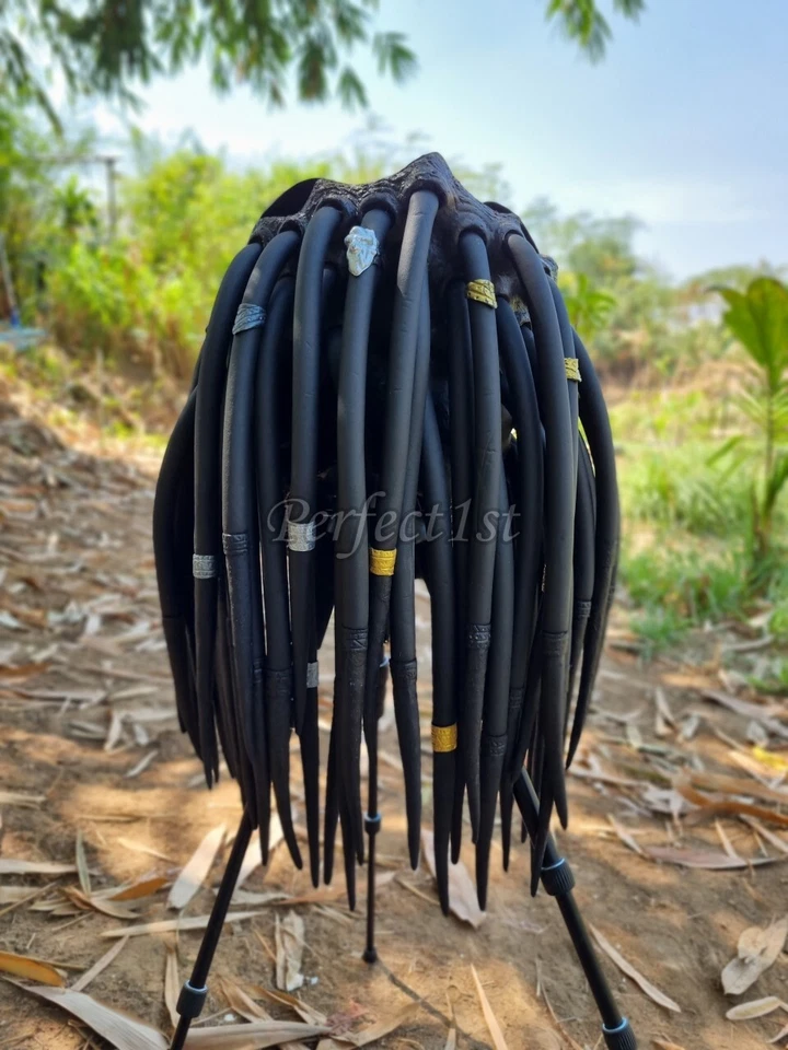 Remove Mask Woft Predator Replica Mask Latex Helmet Cosplay  ComicCons Costume - Image 4 of 4