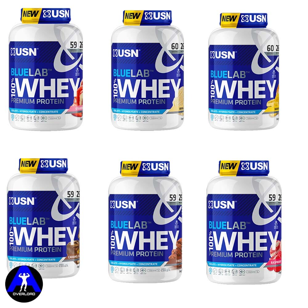 USN Blue Lab 100 Whey Protein Powder Isolate & Hydrolysate Muscle
