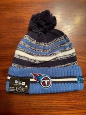 NFL TENNESSEE TITANS 2023 NEW ERA SIDELINE ON FIELD SPORT KNIT Beanie POM POM