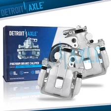 Rear Left Right Brake Calipers w/ Brackets Assembly for 2013 - 2017 Honda Accord