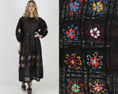 black mexican wedding dress