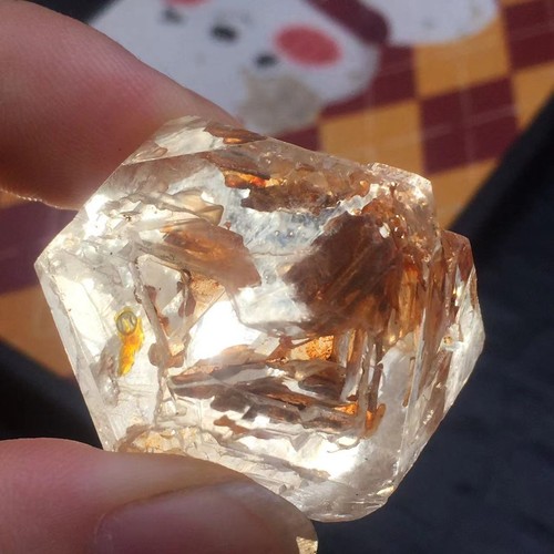 Raro Natural Esqueleto Crudo Cuarzo Cristal Tragaluz Cetro Puntos Decoración 33g - Imagen 14 de 17