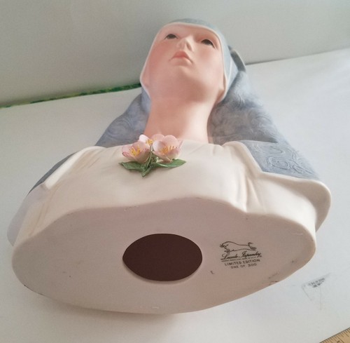 Laszlo Ispanky Limited Edition One of 300 Made! Porcelain Bust of a Lady 11.75" - Picture 10 of 12