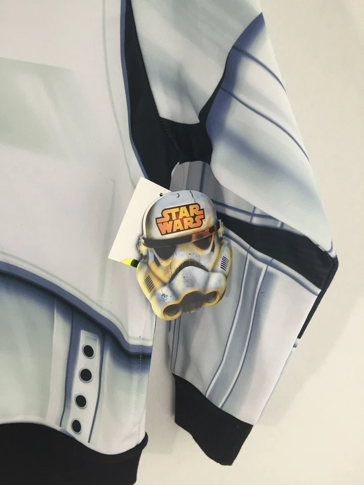 ~NWT~ Disney Star Wars StormTrooper Zip Up Hoodie - Image 3 of 4