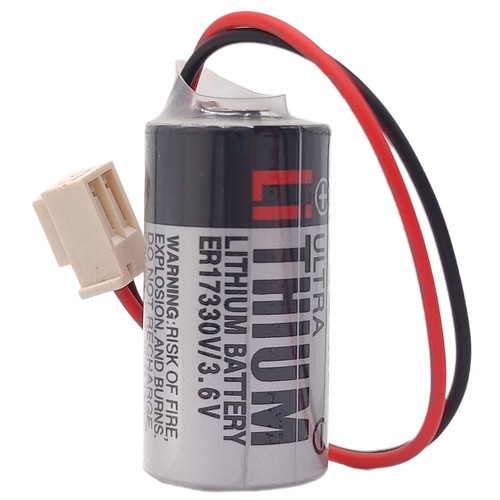 2x 1700mAh ER17330V/3.6V battery w/ Plug for EPSON R13ZA00600300 body