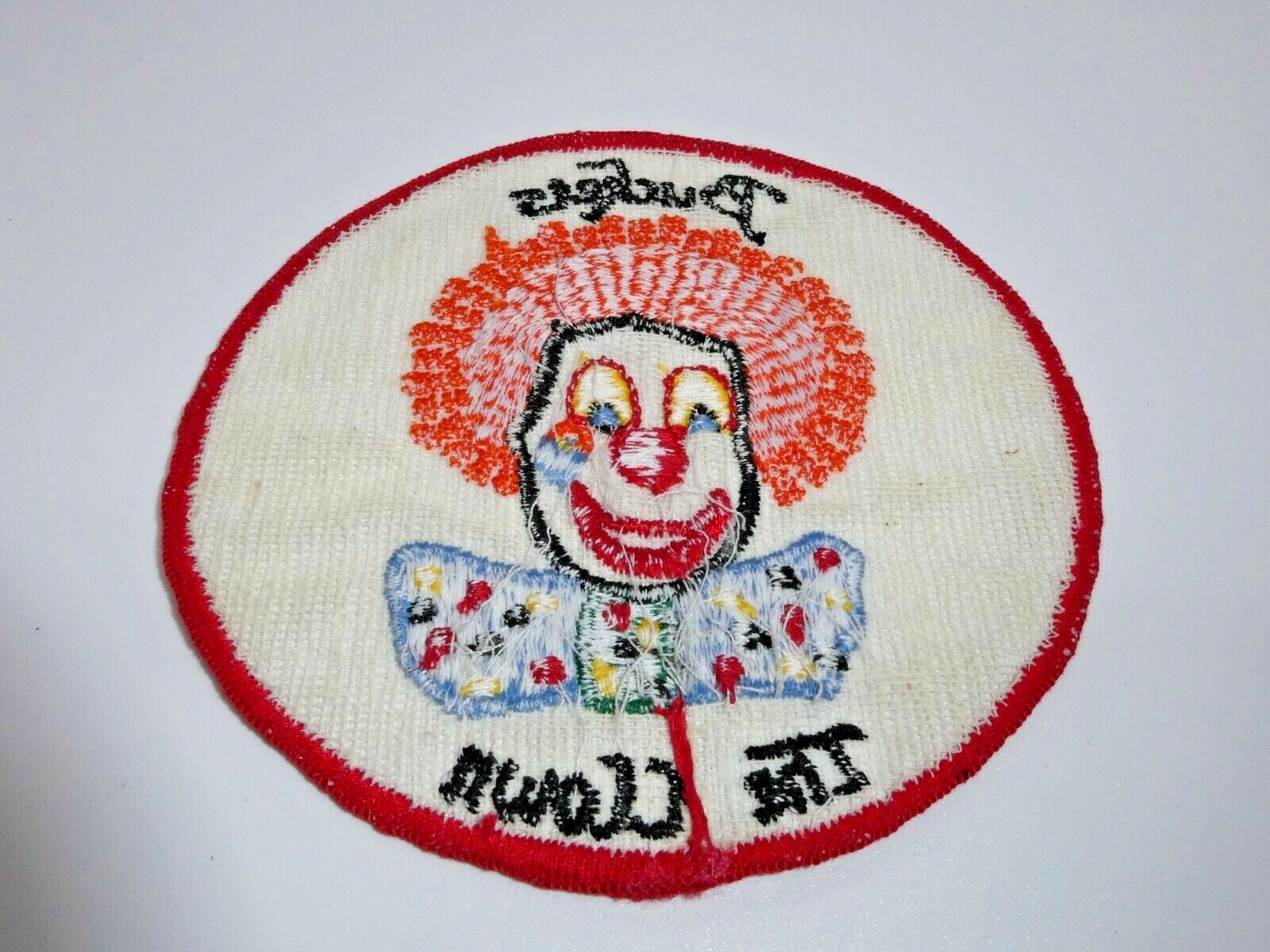 Clown Buckets The Clown sew on Circular patch 4 x 4 eBay
