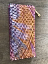 Benefit Cosmetics Sequin Makeup Cosmetic Bag NEW!