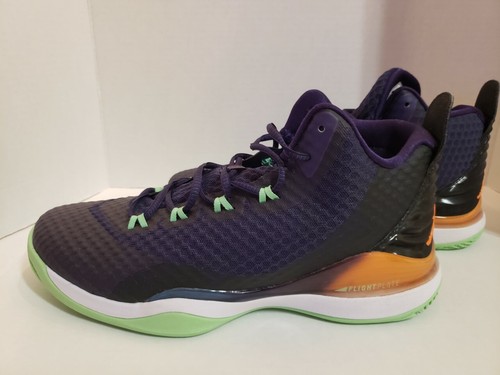 Nike Air Jordan Super Fly 3 PO Men's Size 12 Purple Ink Orange Hare 724934  505 | eBay