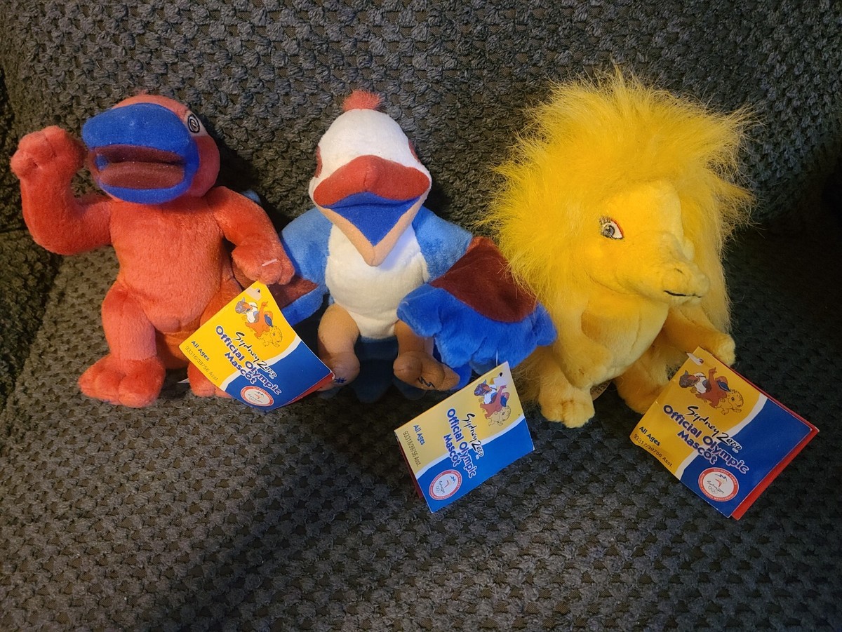 Sydney Olympics 2000 Games Mattel Soft Toy Official Mascots Olly