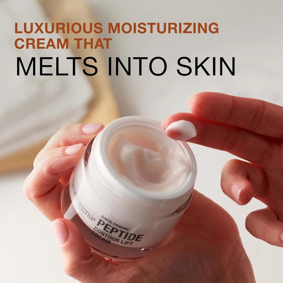 Neutrogena Crema Facial Reafirmante Rápida Péptido Lifting Contorno, Hidratante Diario Facial Foto 4 de 4