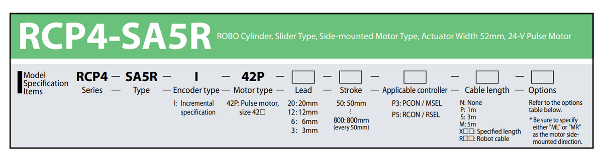 IAI RCP4-SA5R-I-42P-6-200-P3-R05-ML ROBO CYLINDER ELECTRIC IAI RCP4-SA5R-I-42P-6-200-P3-R05-ML ROBO CYLINDER ELECTRIC