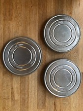 Collection of 3 x Genuine Kodak Kodascope Reel Cans for 16mm