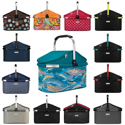 anndora® Einkaufskorb Picknickkorb 25 L Kühltasche isoliert Kühlkorb Isotasche