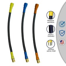 Heavy Duty RC ESC Extension Lead 8mm bullets 8AWG 6" Male-Female Speed Run Wires