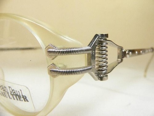 Jean Paul Gaultier JPG Vintage Eyeglasses 55-5201 Transparent Made in Japan - Picture 7 of 9