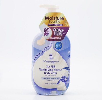COMPLEXION BOUTIK Sojamilch Mousse Duschgel 800 ml Packung mit 1 UK Verkäufer