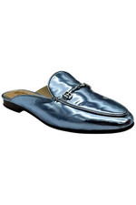 Sam Edelman Women's Mules Linnie Metallic Sky