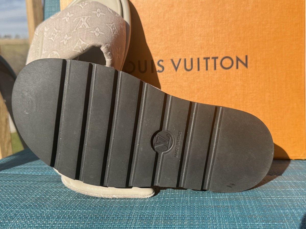 Louis Vuitton LV Monogram Canvas Slides w/ Tags Size: 9 | US9, IT39 View 3