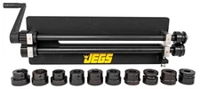 JEGS 81235 Bead Roller with Mandrels - Vise Mount - 17 Deep Throat