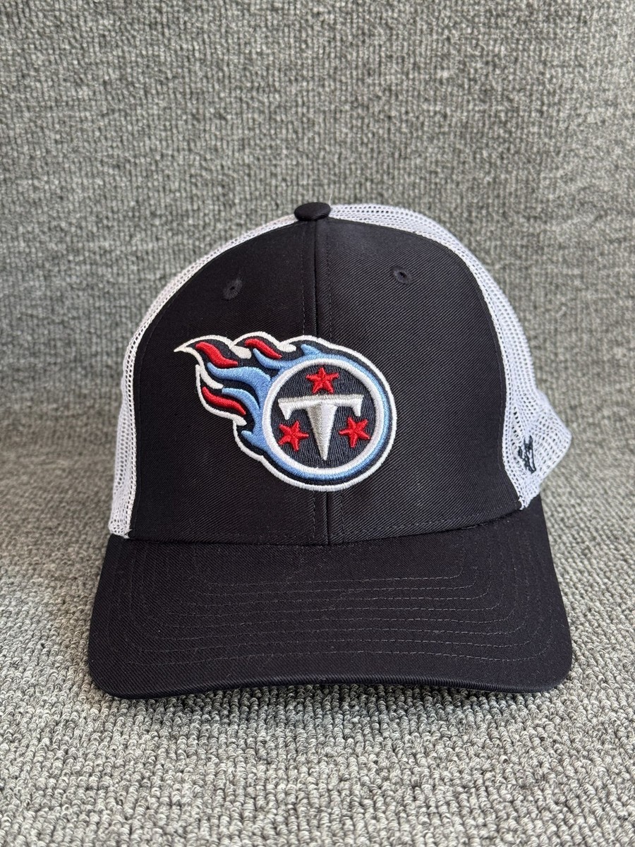 '47 Brand Tennessee Titans Trucker Snapback Navy White One Size NFL Hat