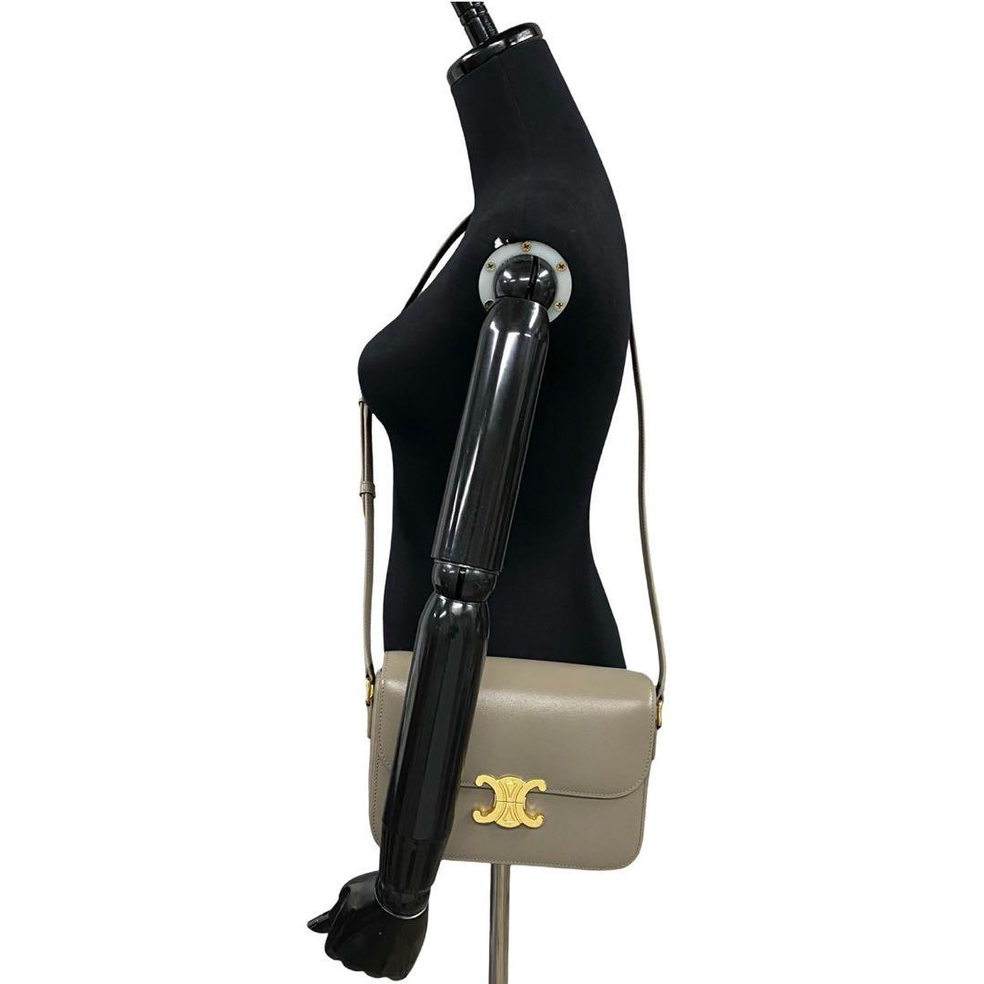 Celine Classic Triomphe Leather Shoulder