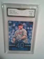 Roger Clemens 2015 Topps Free Agent 40 # F40-14 GMA Gem Mint 10  Houston Astros