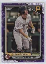 2024 Bowman Prospects Purple Pattern 175/199 Garret Forrester #BP-148 0t2