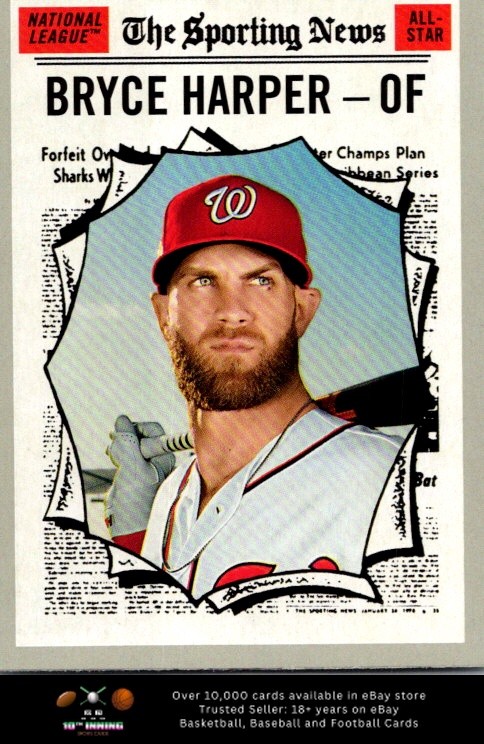 2019 Topps Heritage BASEBALL #367 Bryce Harper