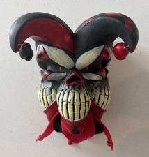 Creepy Jester Clown 40" Staff Skull Evil Scary Halloween Costume Prop B1-CL 