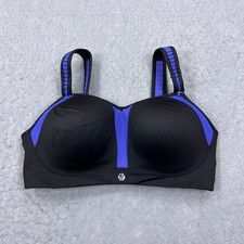 Soma Sport Max Support Contour Underwire High Impact Sports Bra Black Size 36DDD