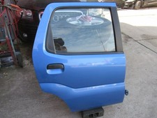 SUZUKI IGNIS (FH) Tür rechts hinten Beifahrerseite blau komplett
