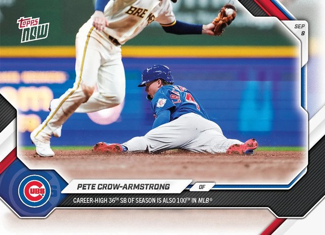 2026 Pete Crow-Armstrong #651 Topps Now Chicago Cubs MLB 36 SBs Presale