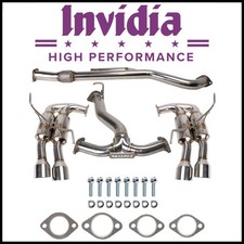 Invidia R400 Gemini Stainless Cat-back Exhaust System Fits 2022-2024 Subaru Wrx
