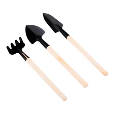 3Pcs/Set Shovel Rake Spade Set Mini Garden Tools Multifunction Bonsai Tools Set 