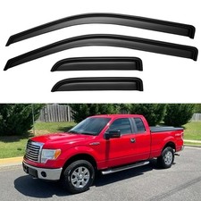 2004-2014 Ford F150 SuperCab Rain Guards Window Visors for Trucks Windshield