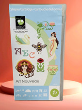 Cricut Die Cutting Cartridge Provo Craft Art Nouveau Basics 2011 Opened