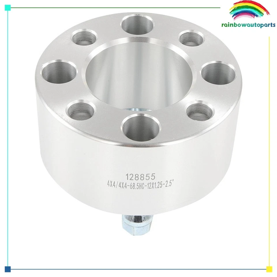 4Pcs 2.5" 4x4"/ 4x101.6 Wheel Spacers 12x1.25 68.5 CB For Yamaha Adventurer One Foto 3 de 4