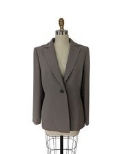 Tahari Arthur S. Levine Blazer Womens Size 10 Career Formal Office Jacket Button
