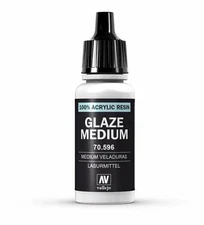 Vallejo Medium Glaze 17ml Acrylic Resin 70.596