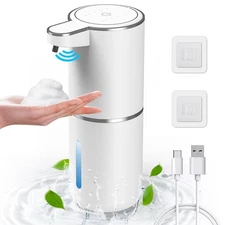 Automatic Foam Soap Dispenser, 12.85oz Touchless With Smart Display, 4 Levels...
