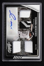Yermin Mercedes 2022 Panini Absolute Quad Patch Auto Rare 44/99 Chicago WhiteSox