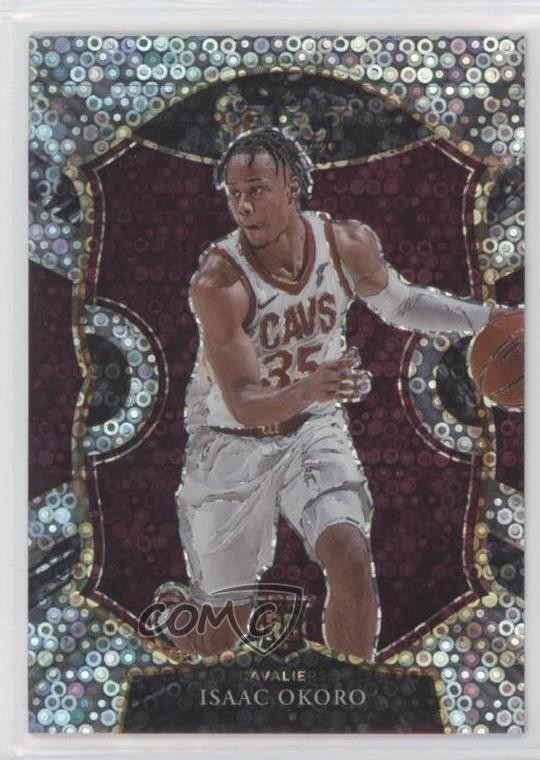 2020-21 Panini Select Concourse Disco Prizm Isaac Okoro #65 6fs