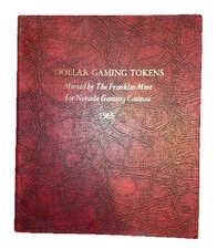 VINTAGE 1965 FRANKLIN MINT NEVADA PROOF LIKE DOLLAR CASINO GAMING TOKENS