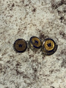 3 WESTINGHOUSE ELEC CORP ~10/20/25 YRS ~ LGB 1/10 10K GF PIN~1914 VETERANS ASSN